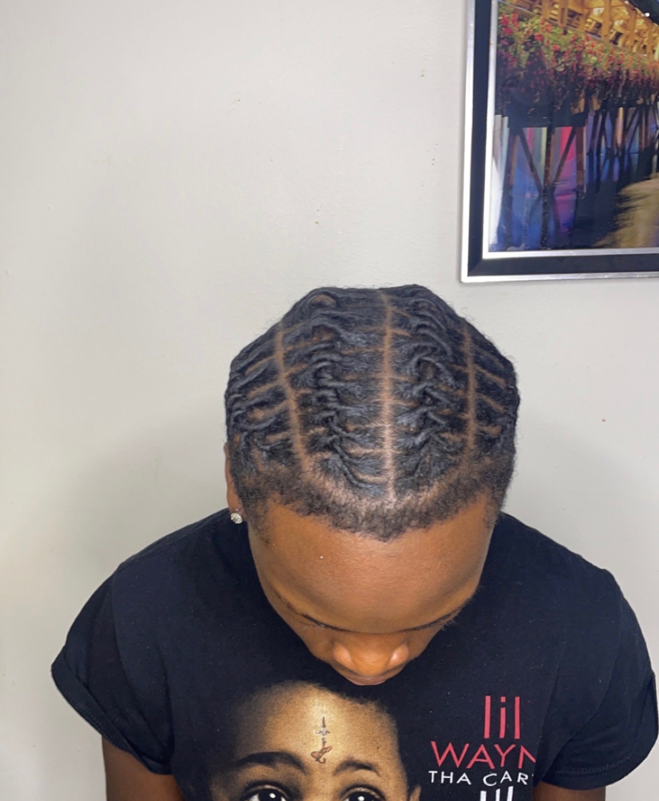 Cornrow hairstyle